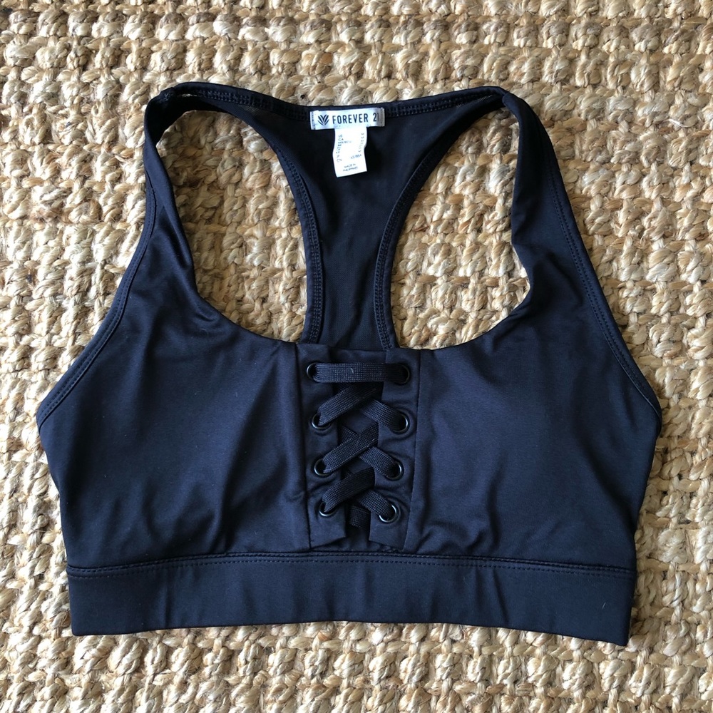 FOREVER 21 lace up bra